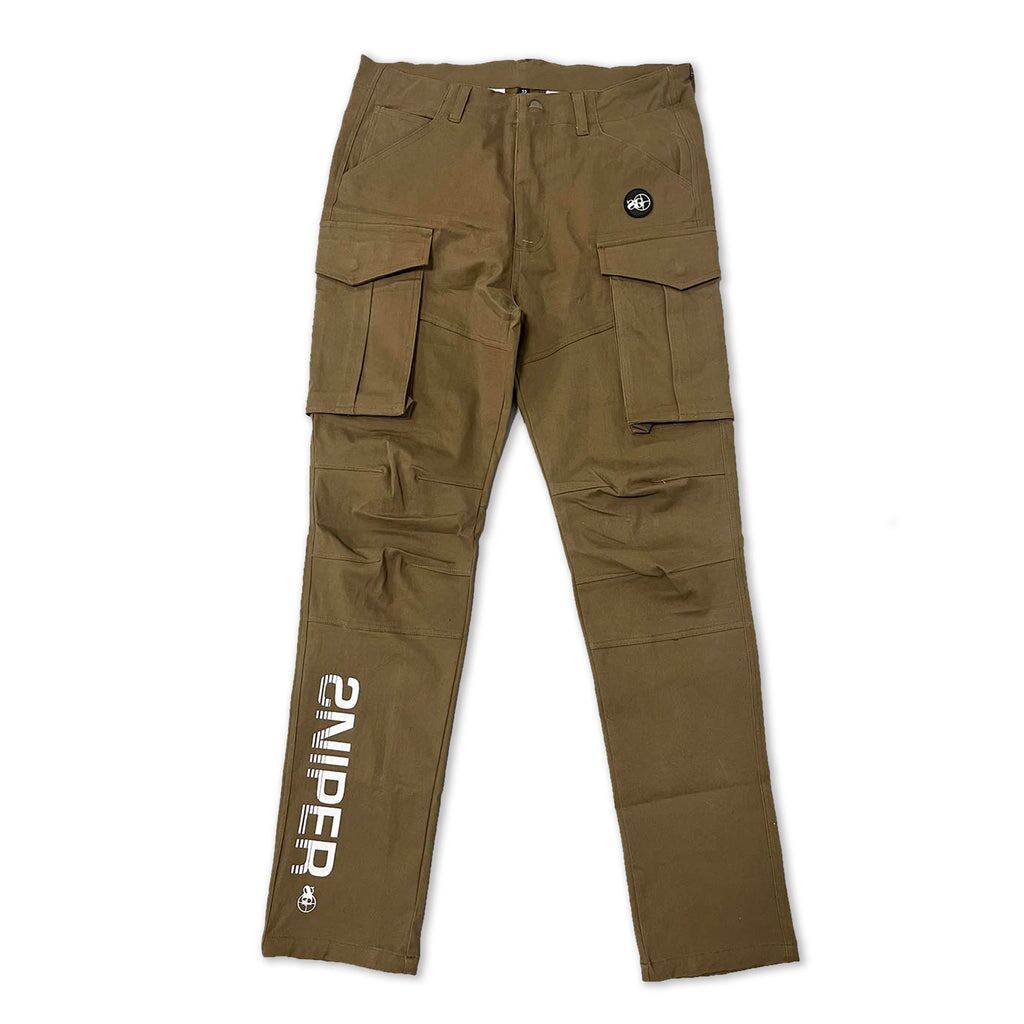 Sniper Gang khaki cargo pants